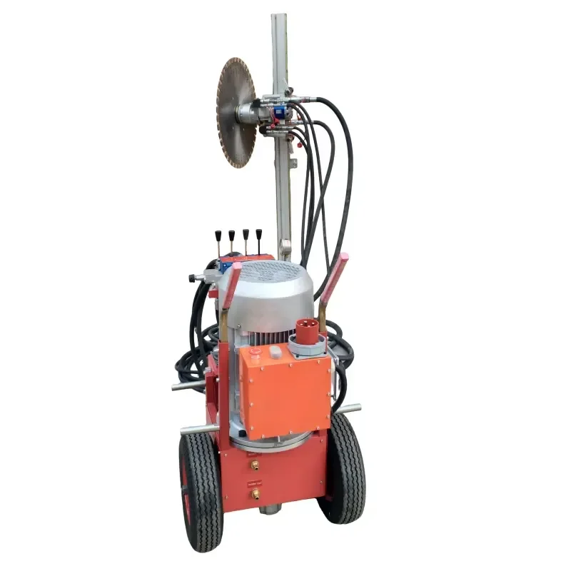 Professional Hydraulic Track Wall Saw Cutting Machine with Wire System for Reinforced Concrete