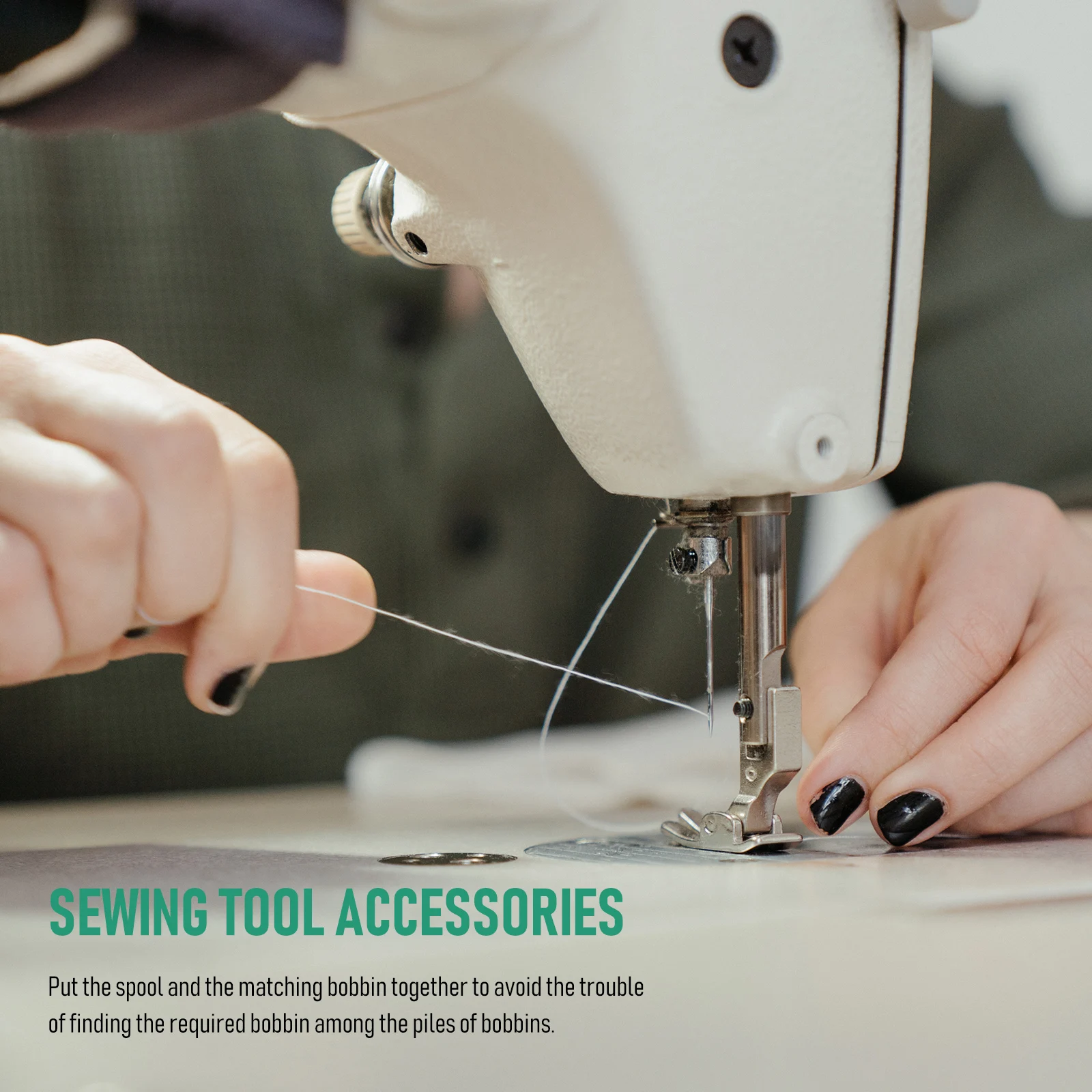 

12pcs Holder Bobbin Sewing Bobbin Clips Clips Silicone Holders Thread ganizer Reusable Durable Simple Color Accessories