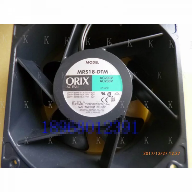 

C ДЛЯ 1 шт. ORIX MRS18-DTM 220 В 18090 промышленный вентилятор