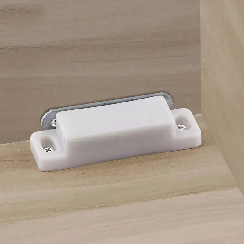 Magnetischer Türverschluss, Schranktür-Magnetriegel, Schubladen-Magnetschloss, Schrankmagnet, zum Schließen von Schränken und Kleiderschränken – Detail 2