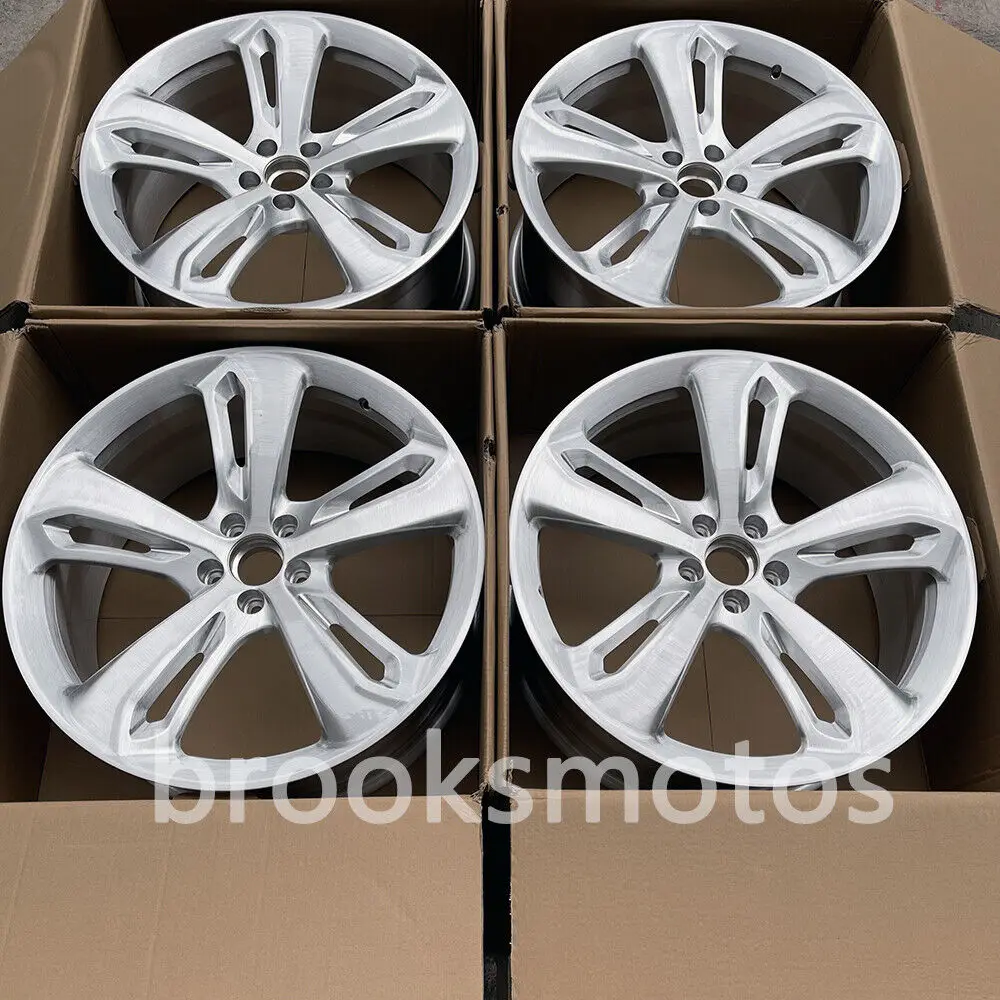 

21" GTC BRUSHED ALUMINUM STYLE WHEELS RIMS FOR BENTLEY CONTINENTAL GT GTC