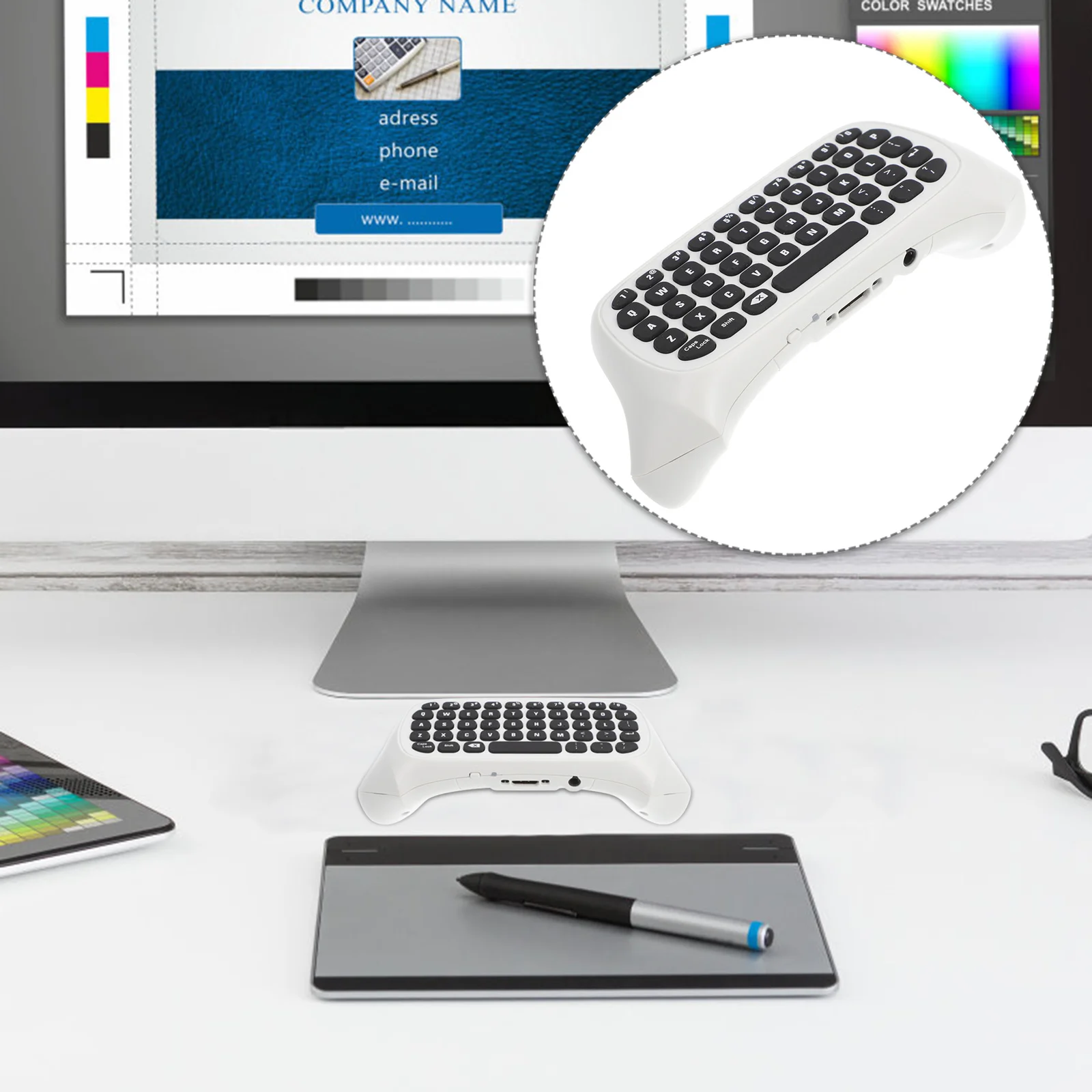 

Wireless Game Keyboard Controller for S Gaming Keypad Compact Lightweight Portable Durable Gaming Experience