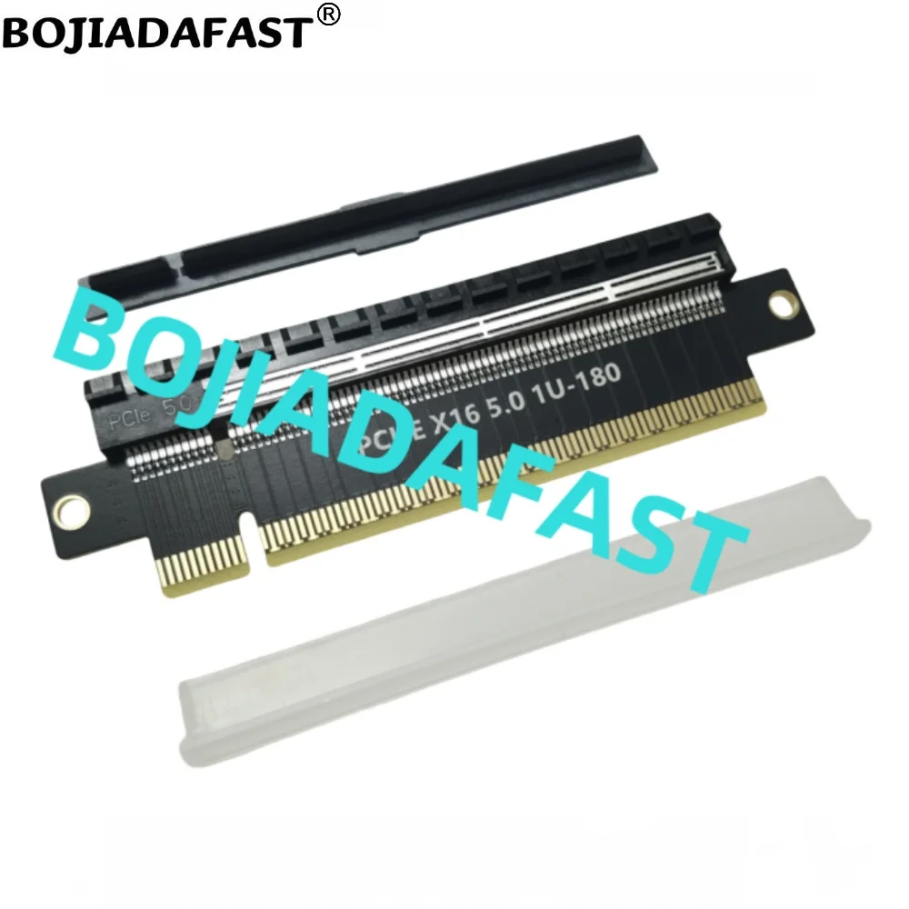 180 grados PCI Express GEN5 PCI-E 5,0 16X a PCIe X16 adaptador convertidor tarjeta elevadora 64 GB/S para caja de ordenador de servidor 1U