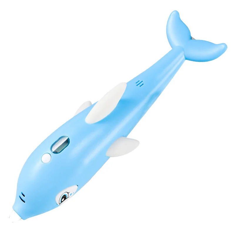 Luxmoc Dolphin 3D Printing Pen Low Temperature Three-Dimensional Graffiti Painting Pen Models Toys 3D Drawing Pen For Kids Gift