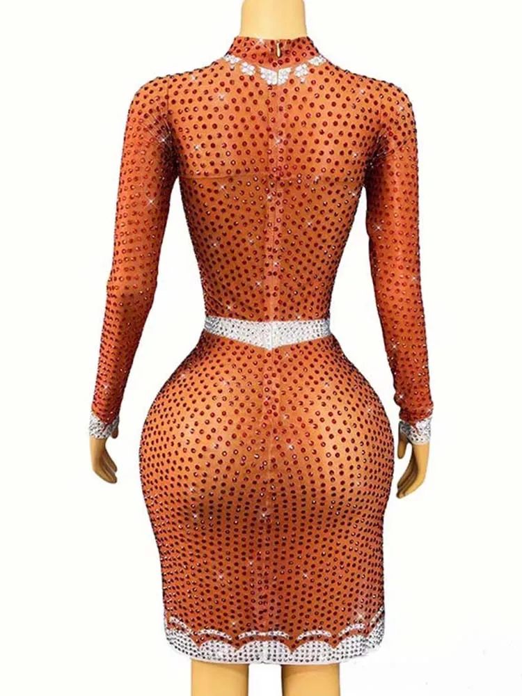 Robe fendue élastique, estampage à chaud, haute qualité, nouvelle mode, vêtements personnalisés pour femmes, 2025