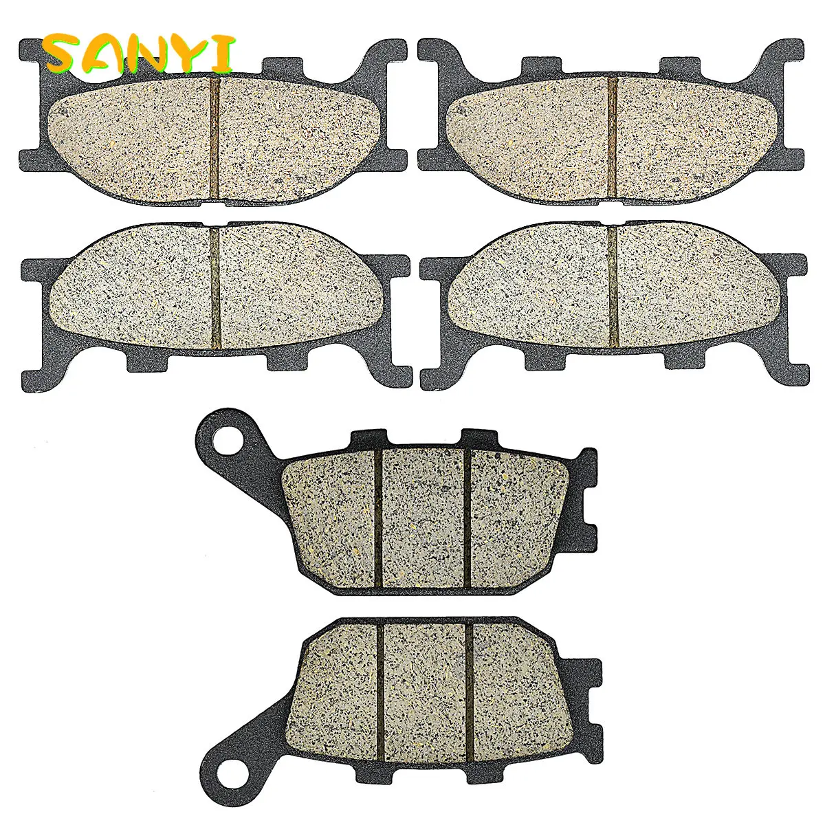 Motorcycle Front Rear Brake Pads For Yamaha FZ6 FZ 6 Fazer 600 2 Piston Caliper 04-07 XJ6 XJ 6 S N F Diversion 600 13-15