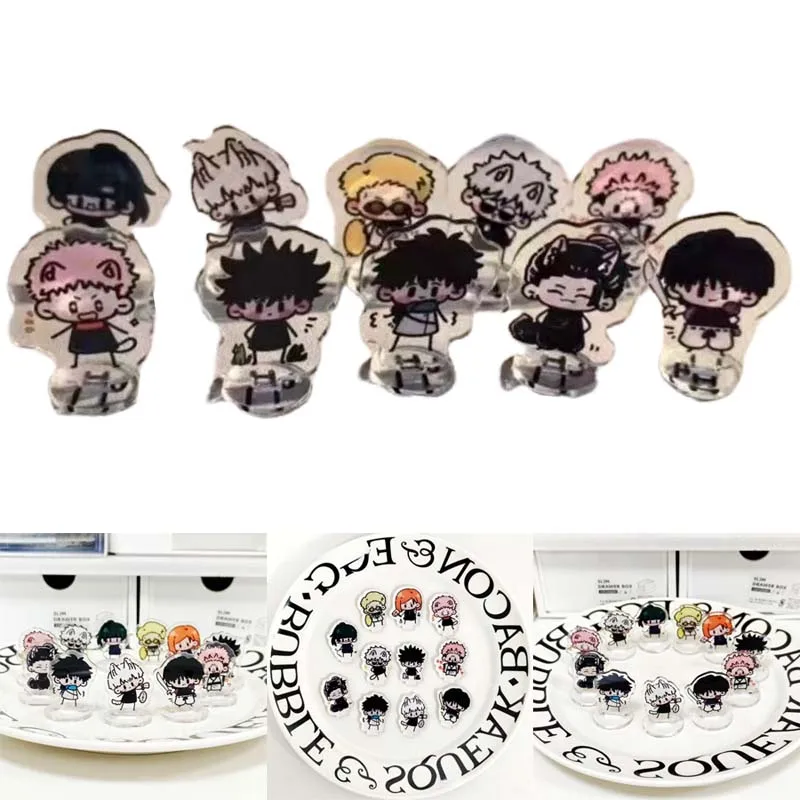 

Jujutsu Kaisen Satoru Gojo Anime Acrylic Stand Kawaii Q Version Standee Collection Desk Decoration Ornament Cute Accesorios Gift