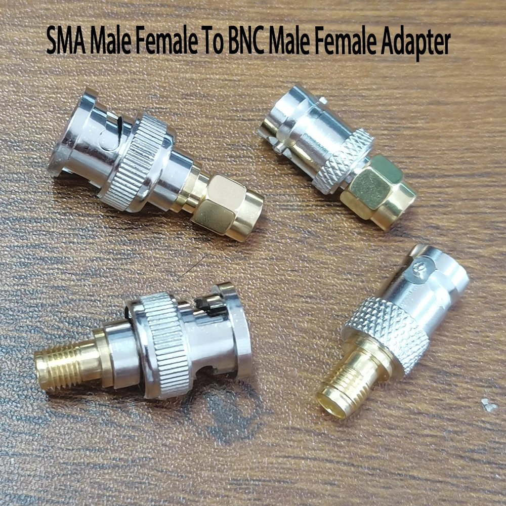 1PC SMA Male Female To BNC Male Female Adapter For BNC SMA RF Coaxial Cable, WiFi, Ham, Wireless LAN Devices or Handheld Radios
