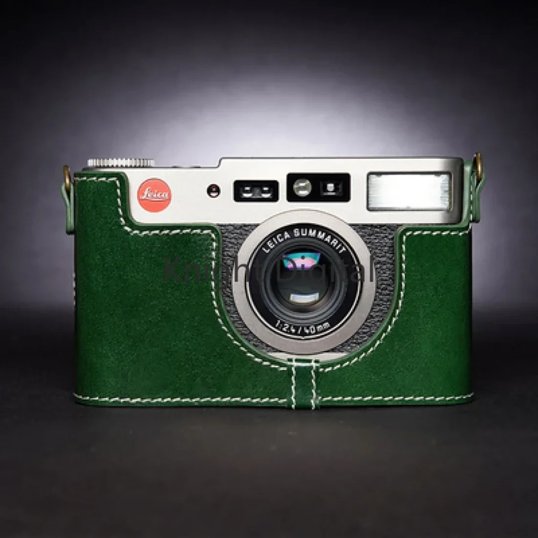 جلد البقر جلد طبيعي قاعدة جلدية واقية نصف حافظة ل Leica CM CM ZOOM حقيبة كاميرا حافظة شبه حافظة قاعدة شل يدوية الصنع