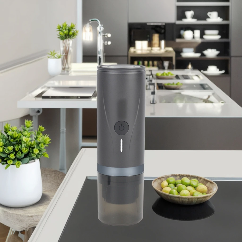 

High Quality Portable Automatic Coffee Maker Commercial Mini Coffee Machine Aluminum OEM 90 Espresso Machine with Bag 2 in 1