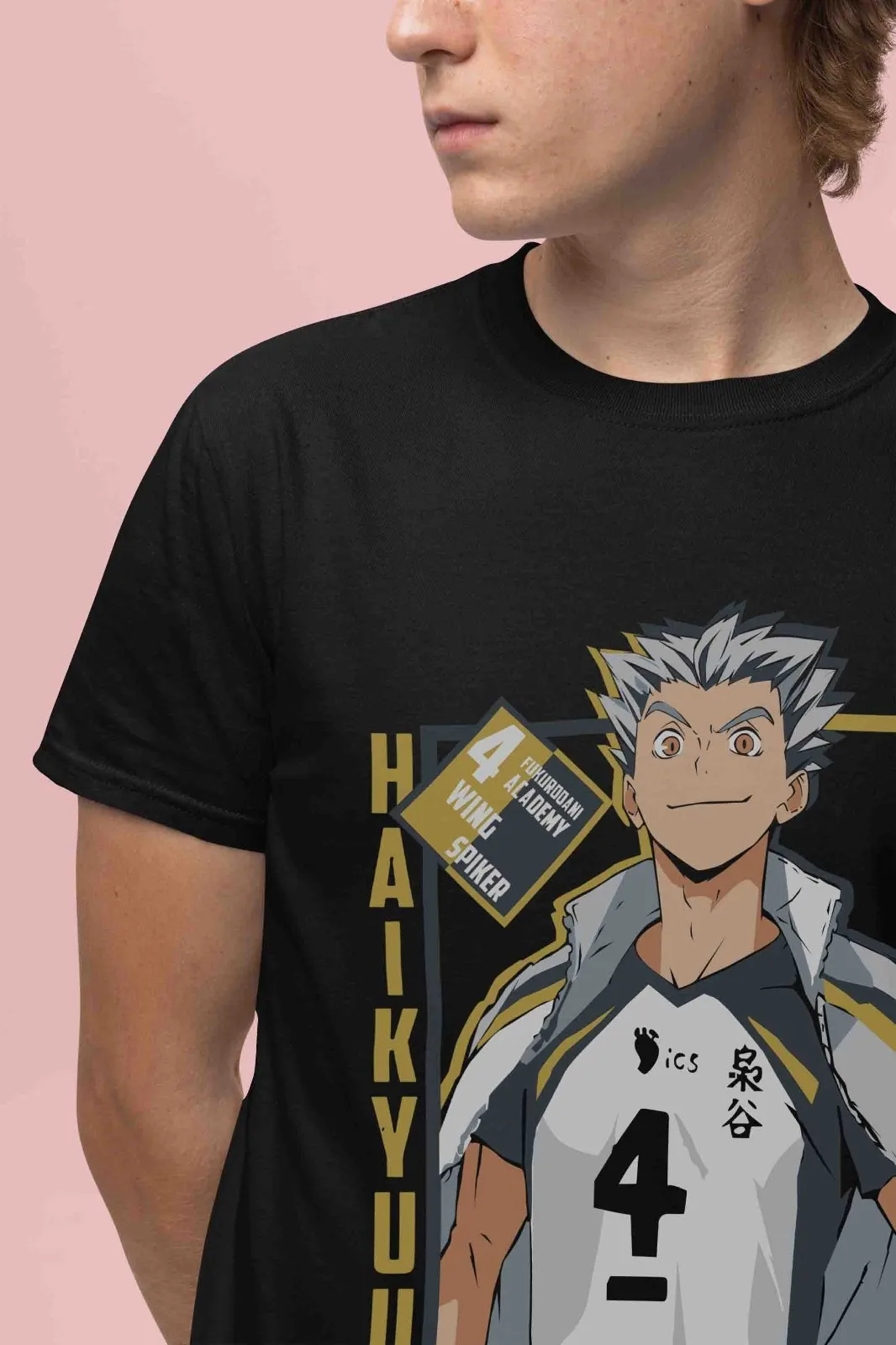 Haikyuu Shirt Shoyo Hinata Tshirt Kageyama T-Shirt Tsukki Kuroo Sport Anime Tee