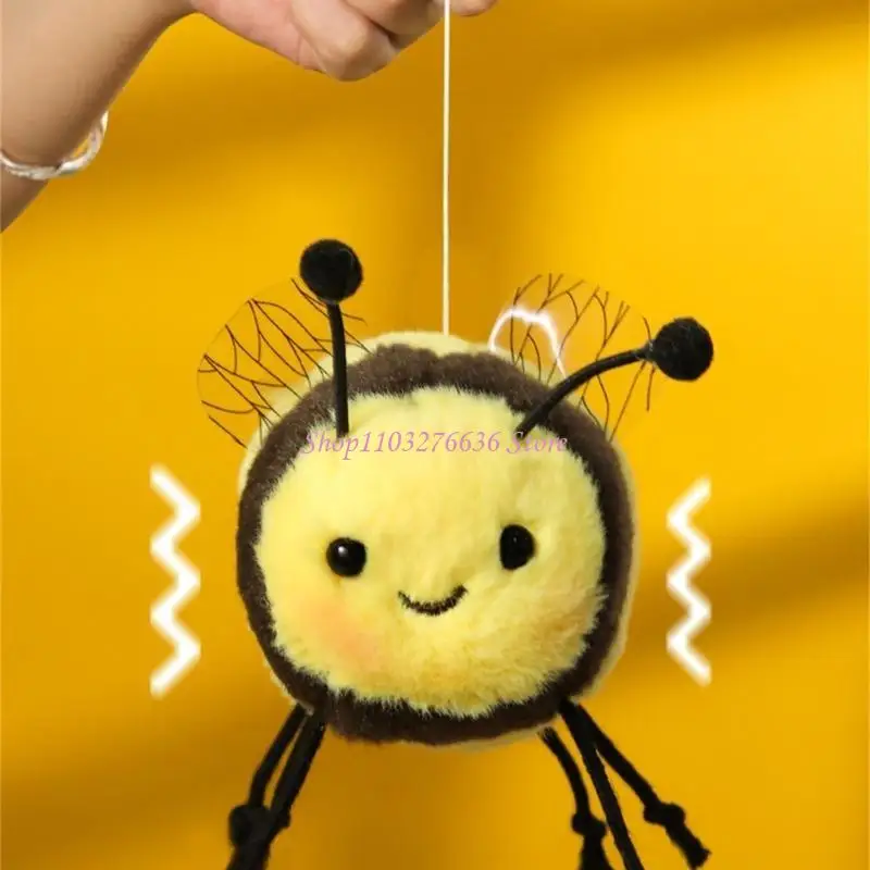 R6FD Cartoon Plush Toy Hanging Pendant Stuffed Animal Fidgets Plush Doll Kids Toy