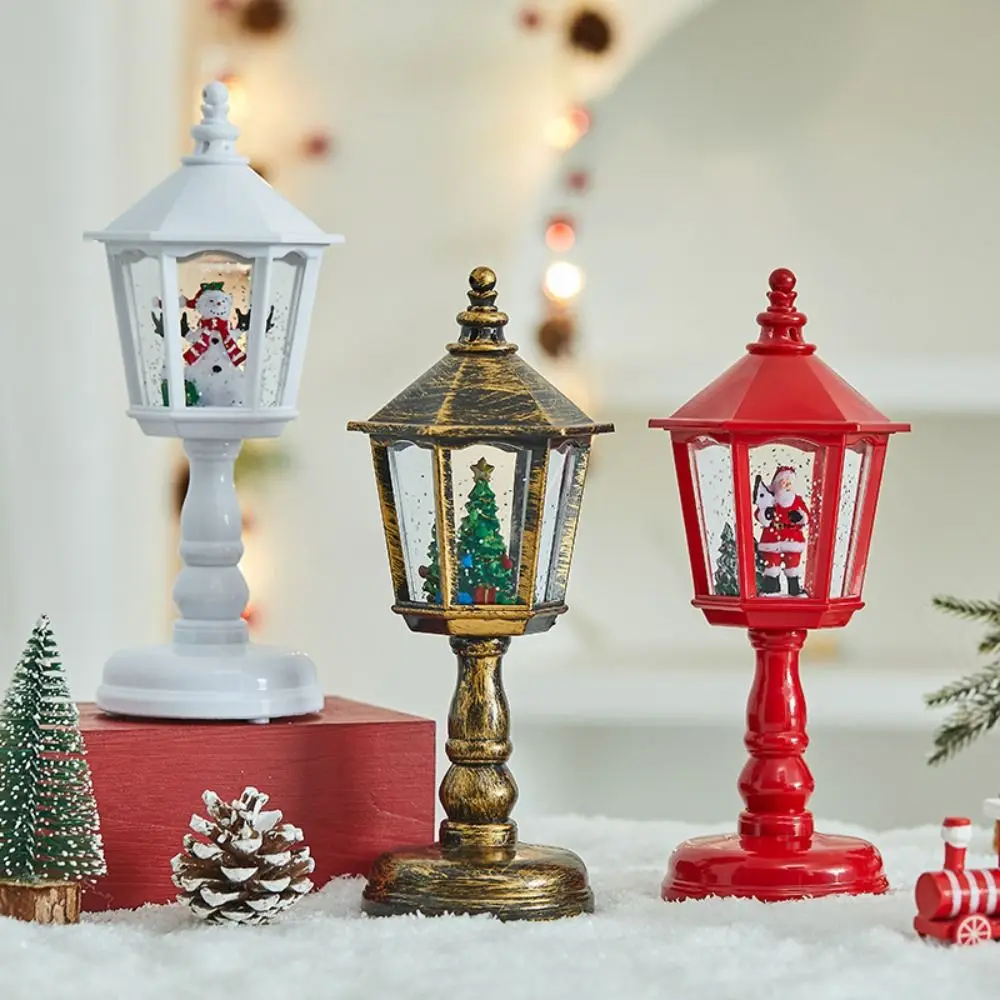Gifts Music Box Christmas Wind Lamps Santa Creative Night Light Christmas Tree Illuminated Christmas Lantern Party Supplies