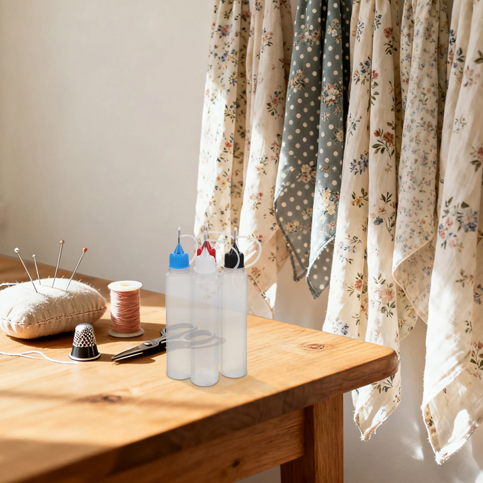 

20Pcs Precision Glue Bottles Clear Plastic Squeeze Bottles Needle Tip Small Craft Glue Dispenser for Quilling Paper Art Adhesive