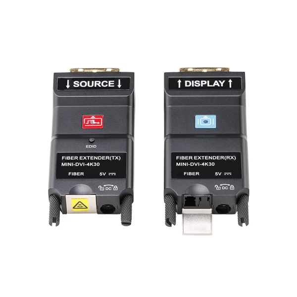 Optical Fiber Converter DVI HD 4K Optical Transceiver DVI Fiber Optical Extender 10G High Definition
