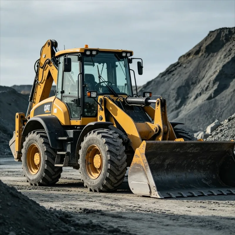 Customized Backhoe Loader All Terrain 4x4 Wheel Drive Heavy Duty Hydraulic Trenching Machine Reliable Operation Robust Design