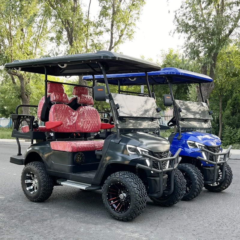 

Best Quality 4 6 Seats 5000W 60/72V Lithium Battery Solar Panels Hunting Buggy Scooters Push Car Electric Golf Cart