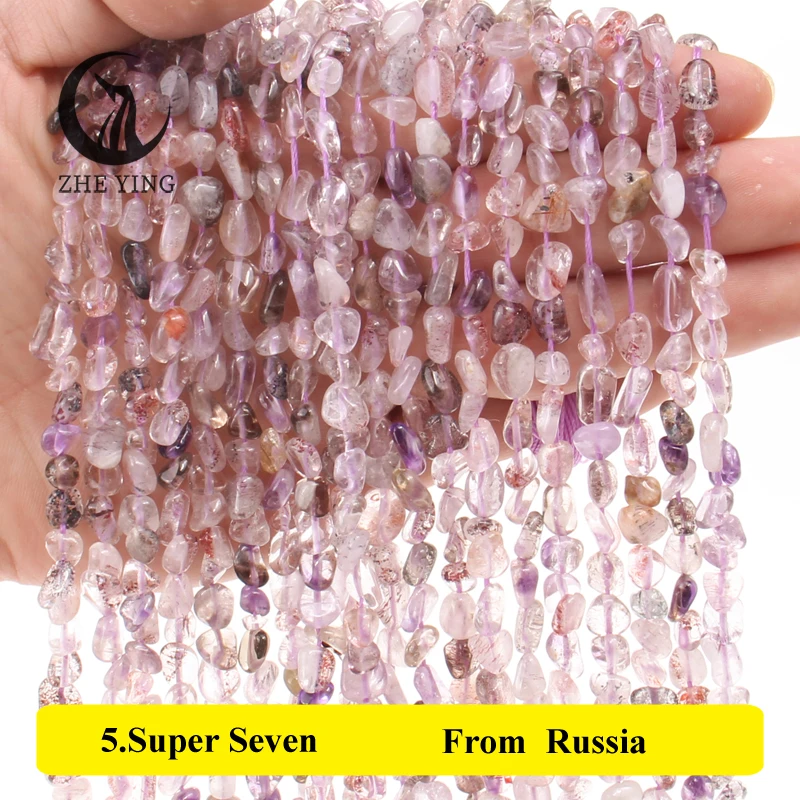 15\'\' 6-8mm Natural Fluorite Stone Beads Loose Irregular Beads For Jewelry Making DIY Bracelet Necklace Accessories