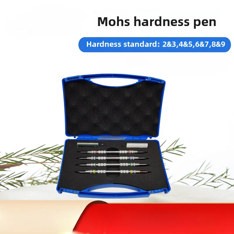 Mohs hardness pen Mineral glass Tile Mohs hardness tester Concrete stone grade 2-9 hardness set YD-MH