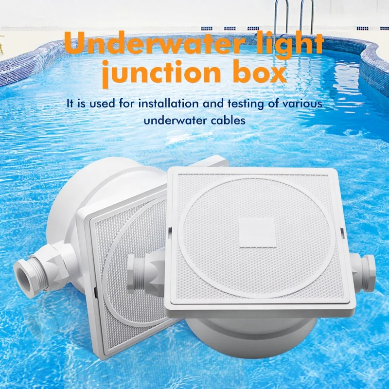 international standard multi-interface swimming pool accessories cables distribution installation waterproof pool  junction box