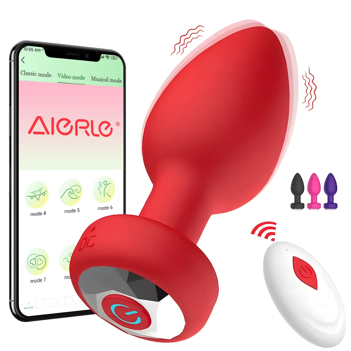 Vibrador Anal con Control remoto por aplicación para hombres y mujeres, tapón Anal de 10 velocidades, masajeador vibratorio de próstata, masturbador femenino, Juguetes sexuales