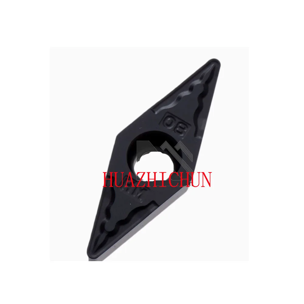 

HUAZHICHUN VBMT160404-HM YBC252 Carbide Inserts Milling Cutter Tool