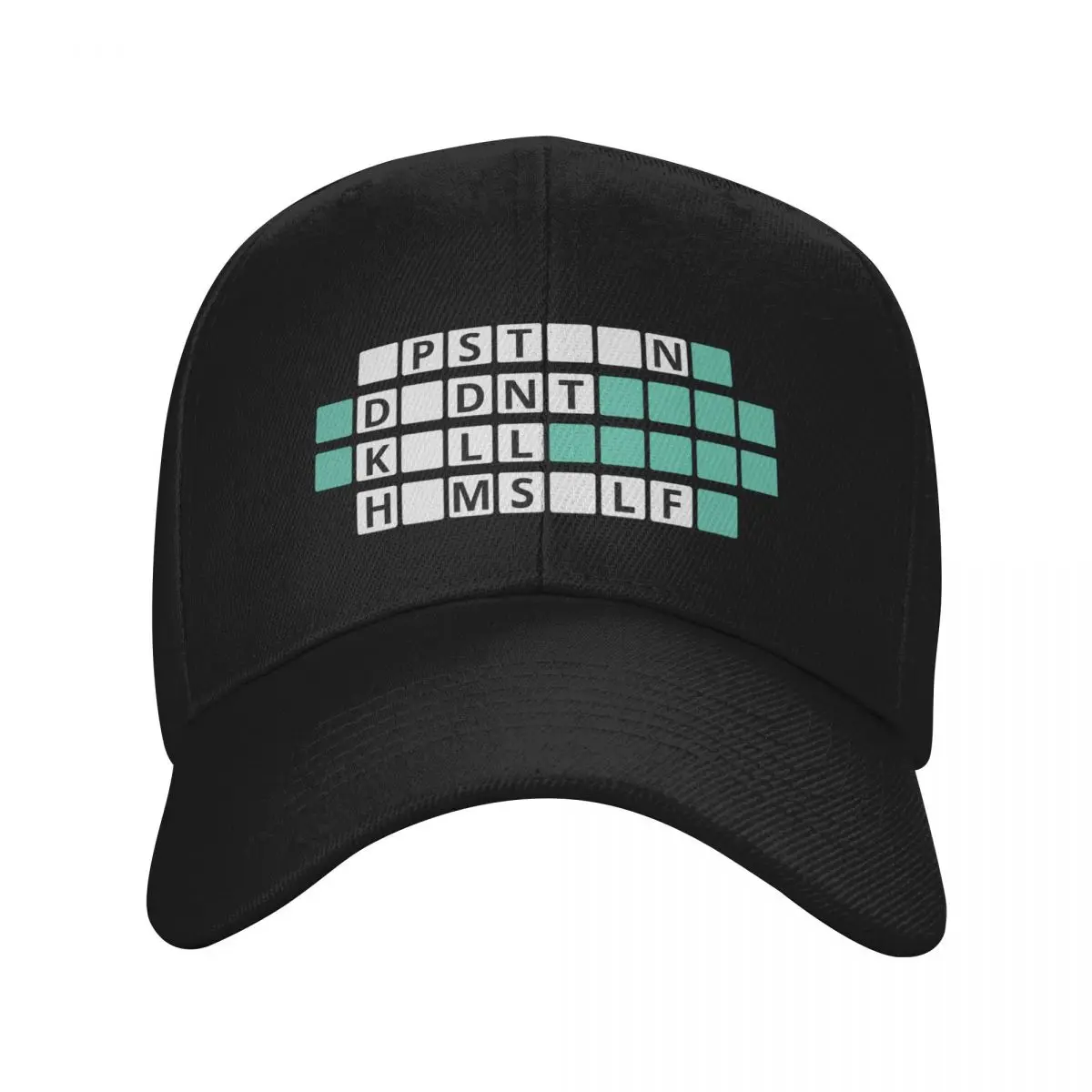 Epstein Didn't Kill Himself Word Puzzle Hangman Baseball Cap Custom Cap Hat Luxury Brand Kids Hat Elegant Women's Hats Men's