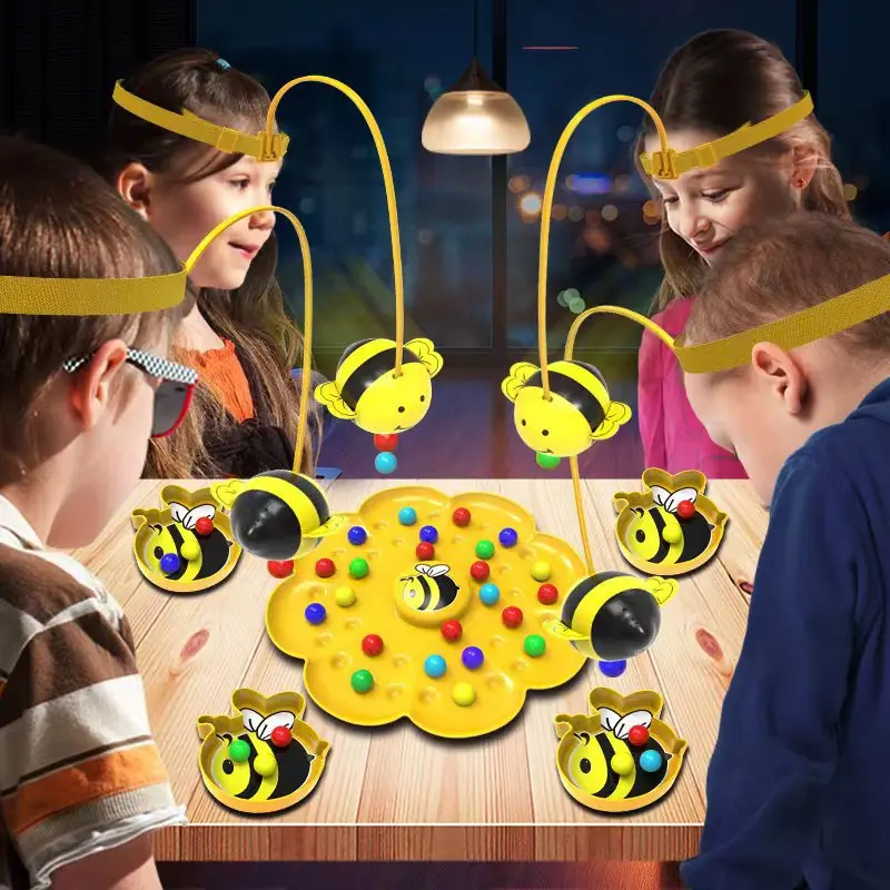 

Hot sales Puzzle honey collection magnetic toys, parent-child interactive multiplayer fishing magnetic tabletop game toys