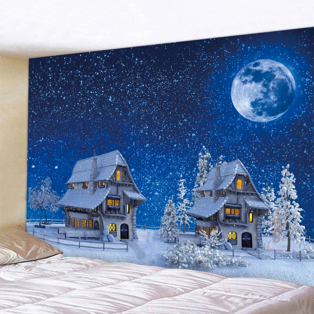 New Year Christmas Home Decoration Art Hippie Bohemian Wall Hanging Bedroom   Tapestry