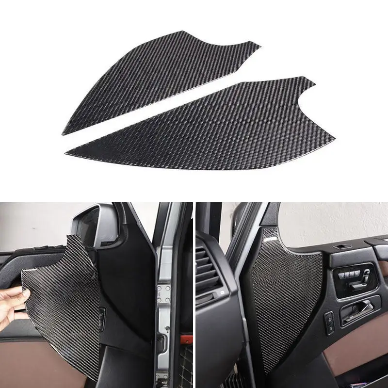 

Car Door Anti-Collision Panel Cover Trim For Mercedes Benz G Class W463 2013 2014 2015 -2018 2pcs Interior Carbon Fiber Stickers