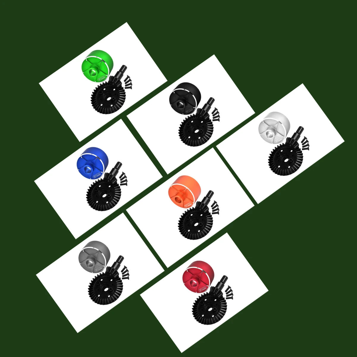 

GPM 1/10 Granite Vorteks Infraction CS Ring Gear 37T&Pinion Gear 13T&Diff Case