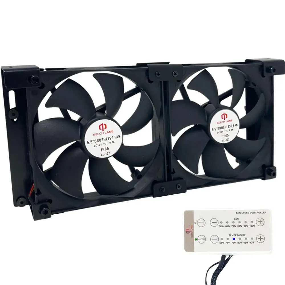 12V RV Fridge Ventilation Cooling Fan 5.5