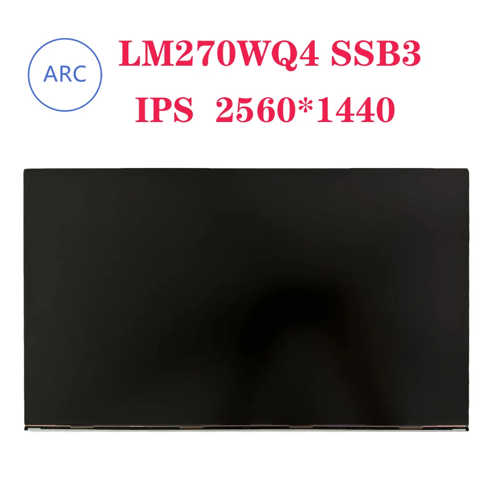 شاشة LCD أصلية جديدة مقاس 27 بوصة LM270WQ4 SSB3 QHD IPS لأجهزة Lenovo AIO 520-27ICB 27IKL LM270WQ4-SSB3 LM270WQ4(SS)(B3)