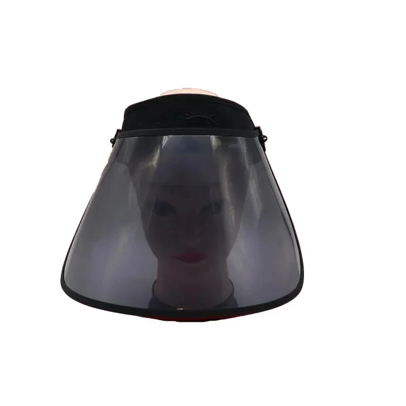 

Outdoor Sunshade Travel Beach UV Protection Sun Hats Unisex Deep Bule Plastic PVC Soft Adjustable Sport Golf Caps