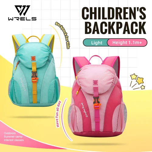 WRELS Mochila Montañismo al aire libre Mochila deportiva de gran capacidad Mochila escolar plegable impermeable Viajes en bicicleta ultraligeros