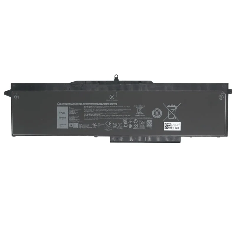 11.4V 8509mAh 97Wh 1FXDH 1WJT0 D191G Laptop Battery For Dell Latitude 5411 5510 Precision 3540U 3540 Inspiron 7500 7706 2-IN-1