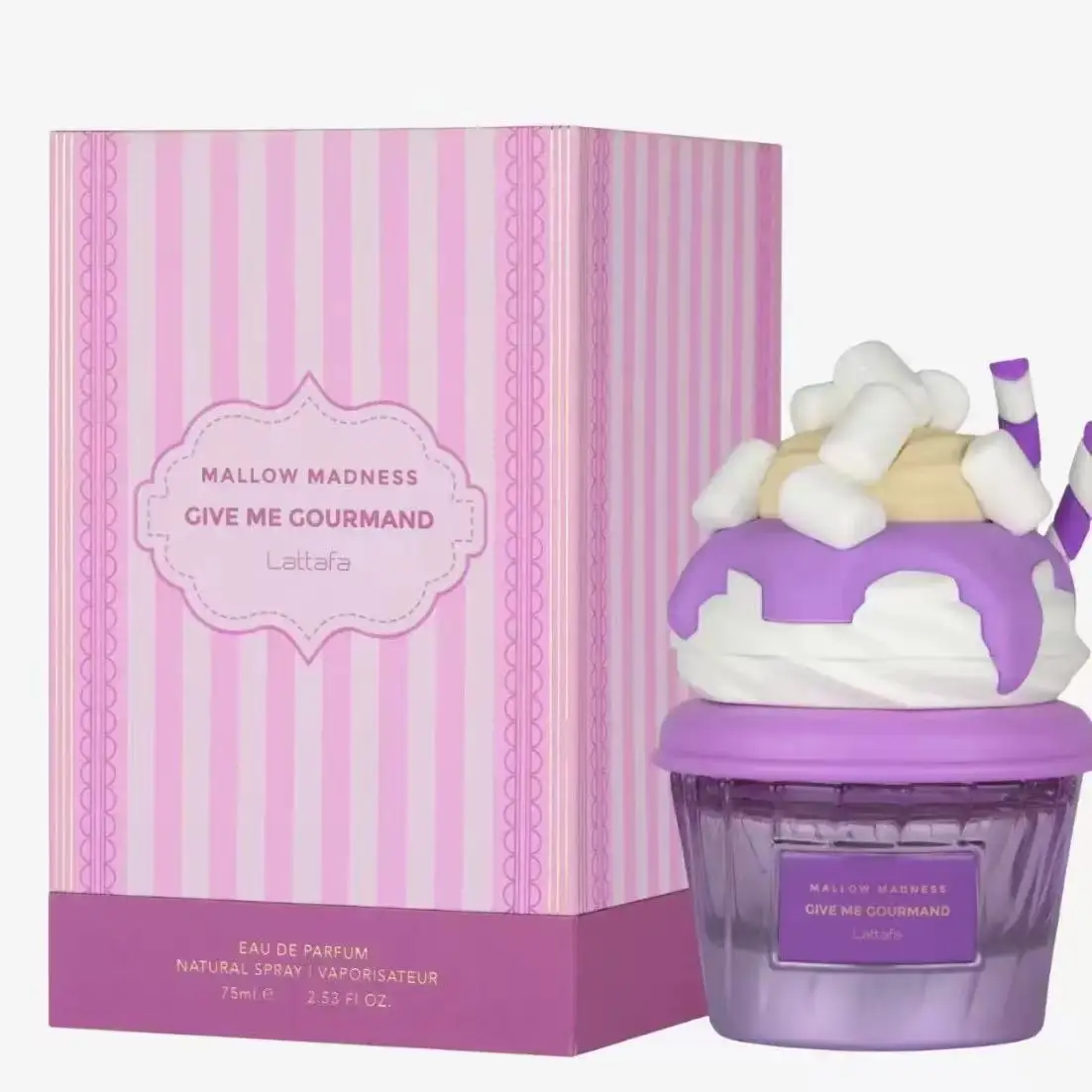 

Lattafa Give Me Gourmand MALLOW MADNESS парфюмерный спрей, 2,5 унции 75 мл