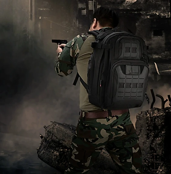 

Тактический штурмовой рюкзак 45 л, камуфляжный, 3P, для активного отдыха, альпинизма и кемпинга