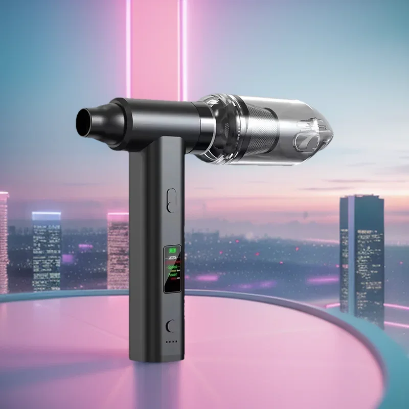 

120000rpm High-Speed Vacuum Cleaner j01 프로맥스 Turbo Jet Fan, Handheld, Portable, Powerful Wireless Car Vacuum Cleaner Set