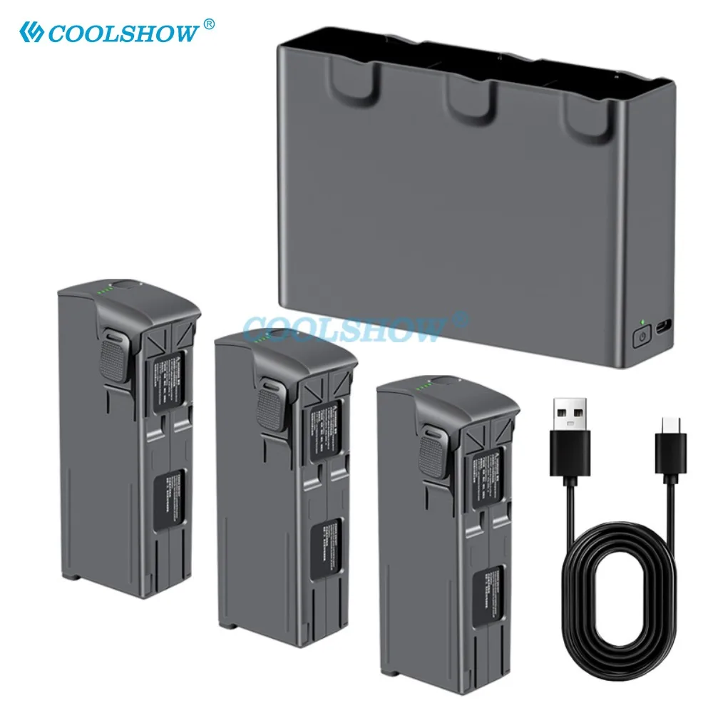 Drone Battery 2150mAh for DJI Avata 2 Intelligent Flight Battery Time 23min Rechargeable for Avata 2 Batteries Charger