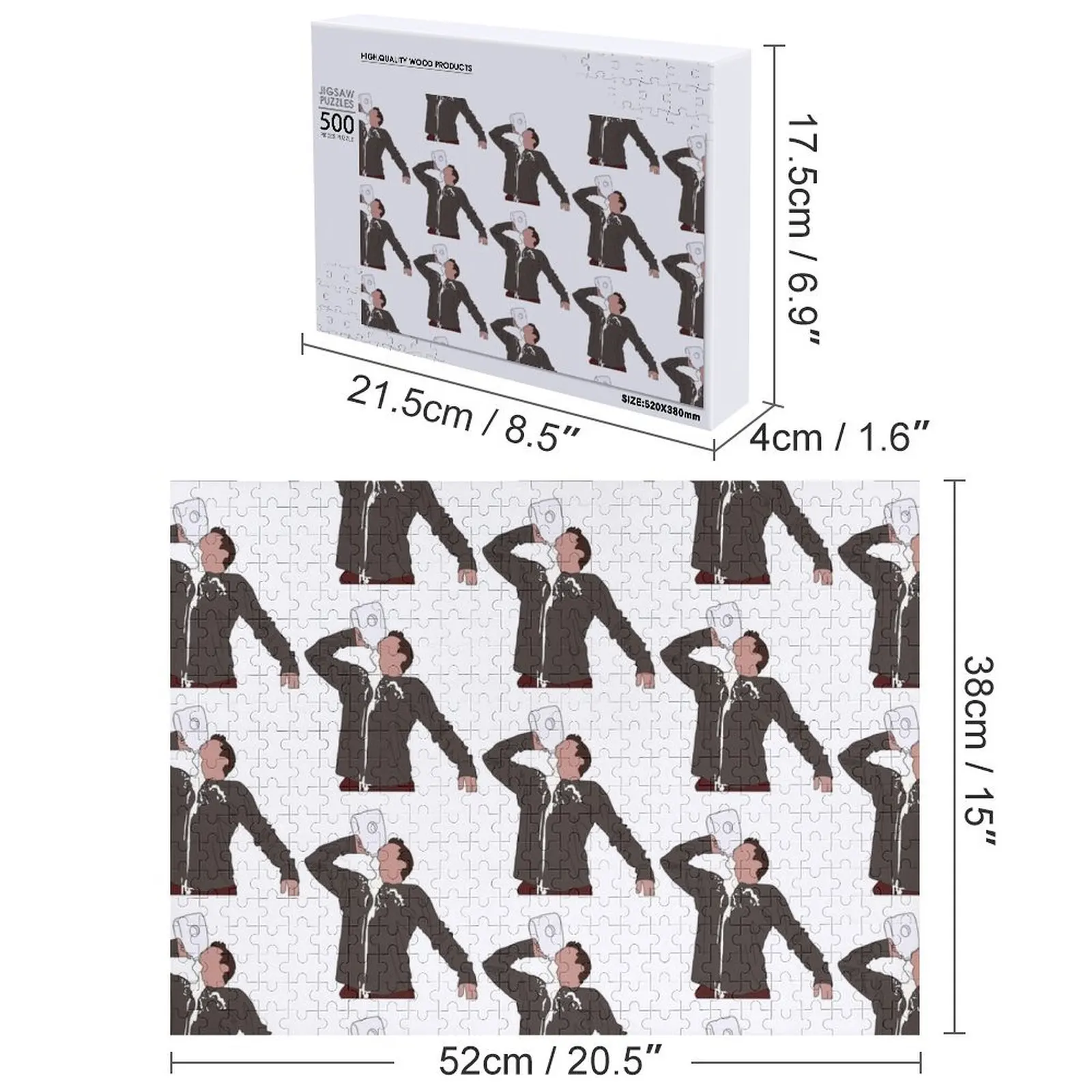 Joey beber leite quebra-cabeça iq romance brinquedos para crianças 2022 obras de arte quebra-cabeça