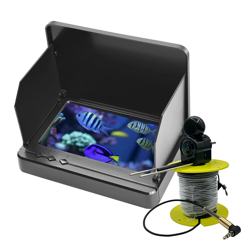 

High Resolution 1000TVL New Night Model ICE Winter Underwater Fishing Camera 25 Meters IP68 Monitor For Winter Ice Fishing