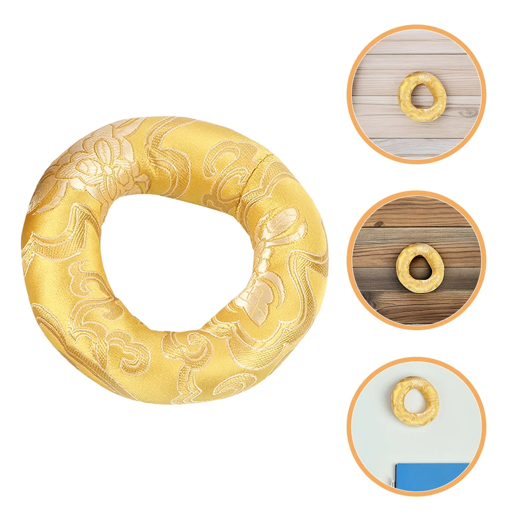 

2Pcs Cotton Singing Bowl Pad Tibetan Sound Bowl Cushion Round Base for Meditation Enhances Resonance Stable Non-Slip Design