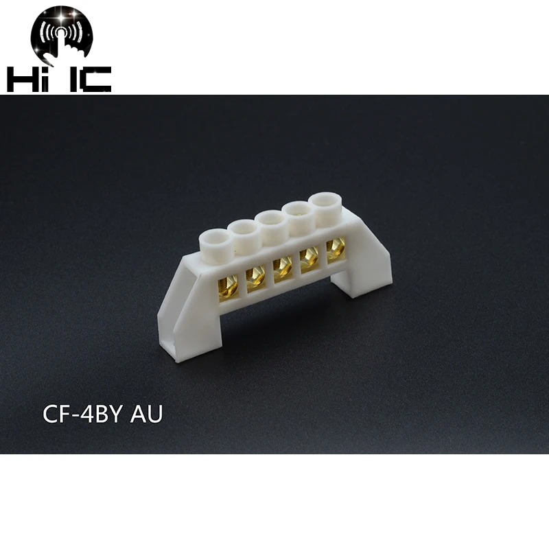 Hi-Fi Audio 4P-10P Hole Tourists, Two Melon al Ground Wire NucleoHolder, Gold, Rhodium Plated Bar Connector, Terminal nights-196, Louvain