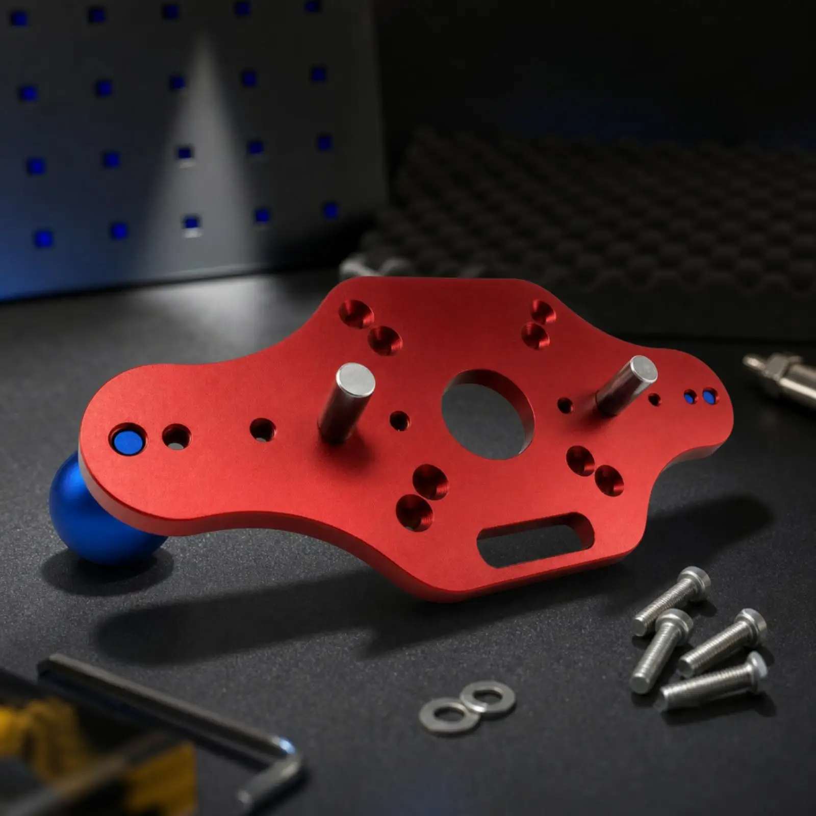 Aluminium Alloy Router Base Plate Versatile Fit Machined Cutouts Trim Router Accessories for DIY Woodworking