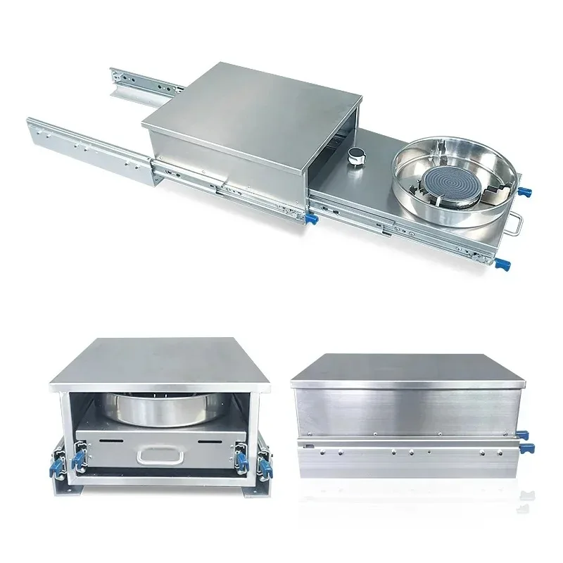 

For RV pull-out sink 304 stainless steel electric pulse ignition stove RV external kitchen RV stove