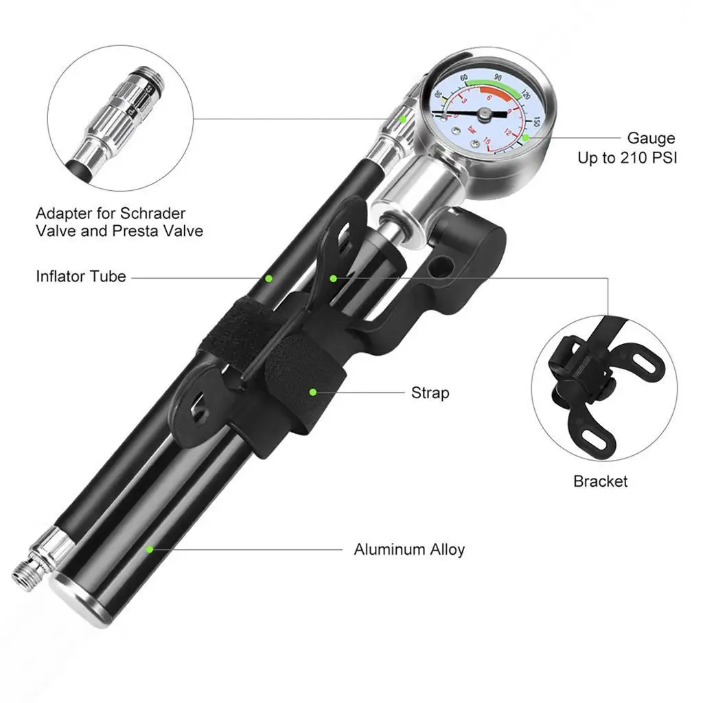 

Premium Bike Repair Kit Tyre Puncture Patches Allen Key Hex Saddle Bag Pump