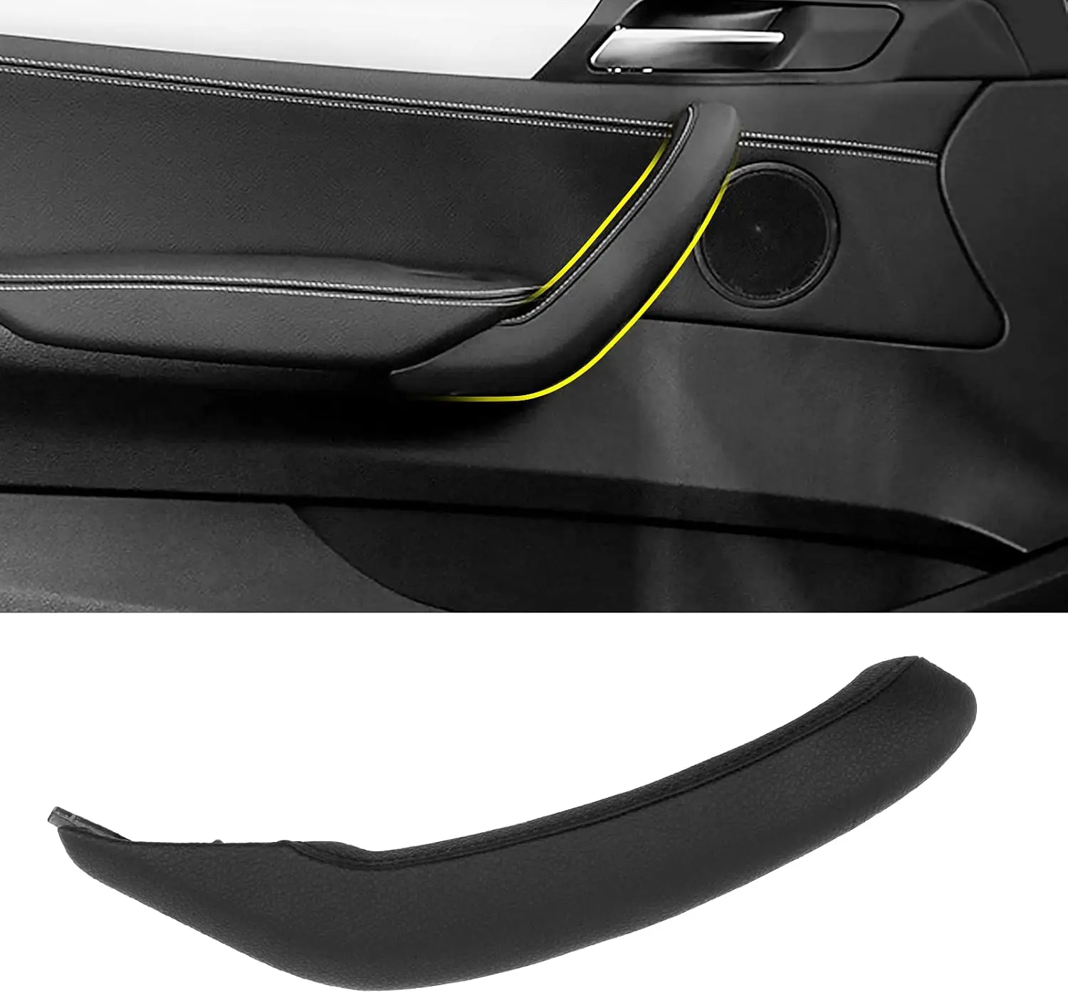 

High Quality Black Car Door Handle For BMW X3/X4 Door Handle Outer Cover, Left Right Side Passenger Leather Door Handle