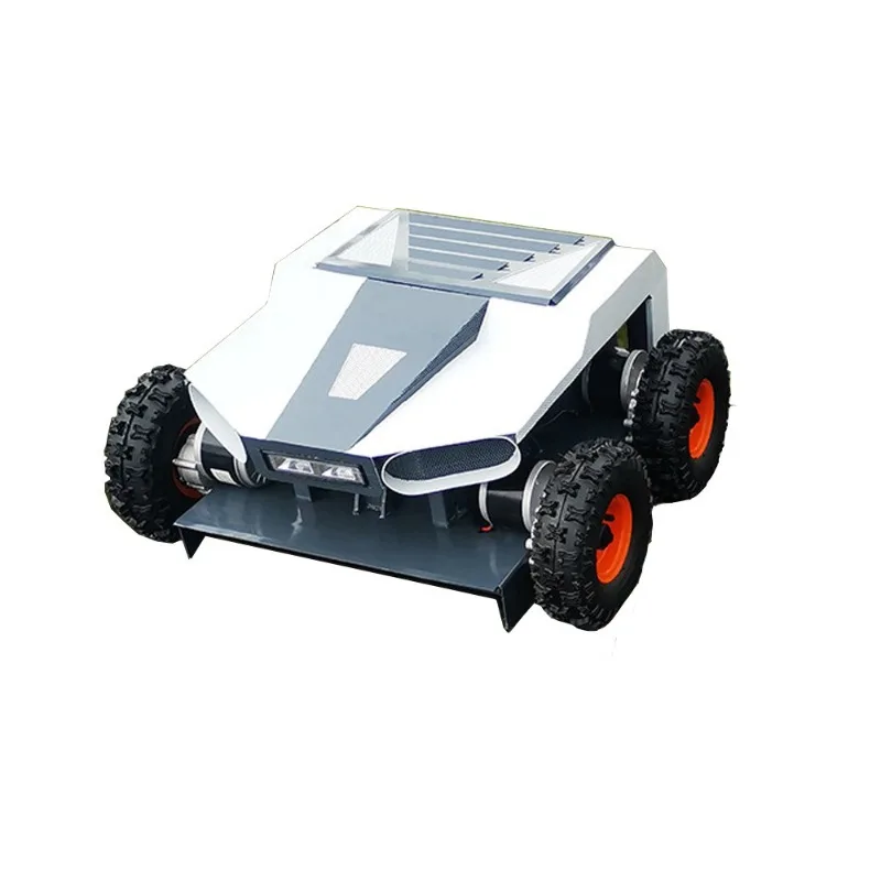 

Electric four-wheel drive wheel unmanned remote control lawn mower, park lawn mower
