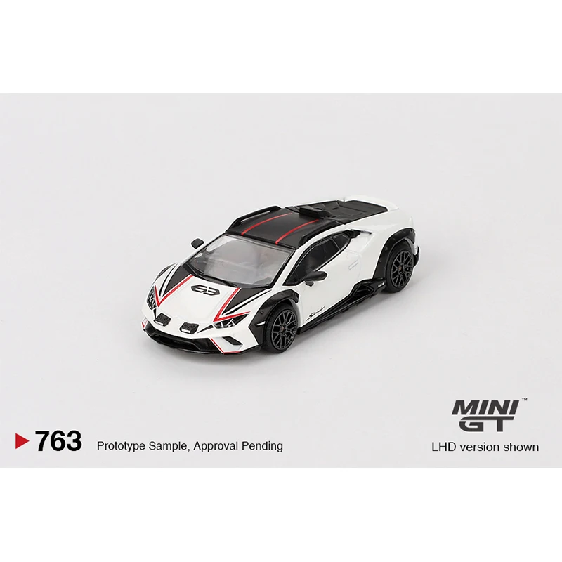 MINIGT 1:64 Lamborghini Huracan Sterrato Bianco Asopo Verde Gea Matt Diecast Model Collection Miniature Toys 763 779